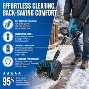 Cordless Snow Sweeper