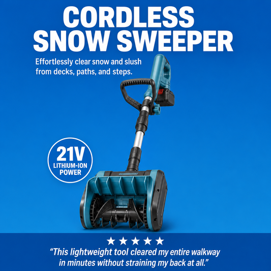 Cordless Snow Sweeper