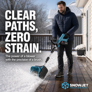 Cordless Snow Sweeper
