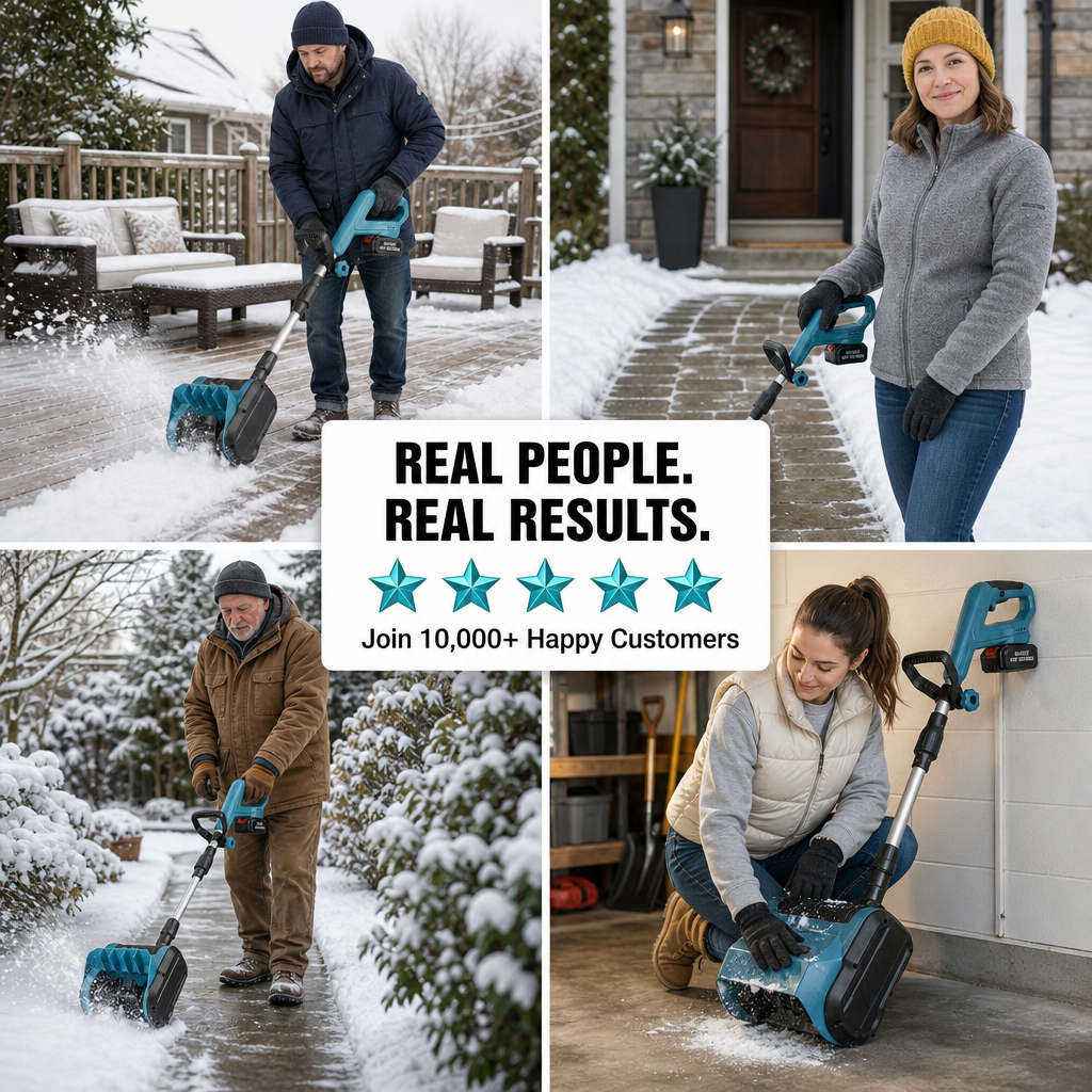 Cordless Snow Sweeper